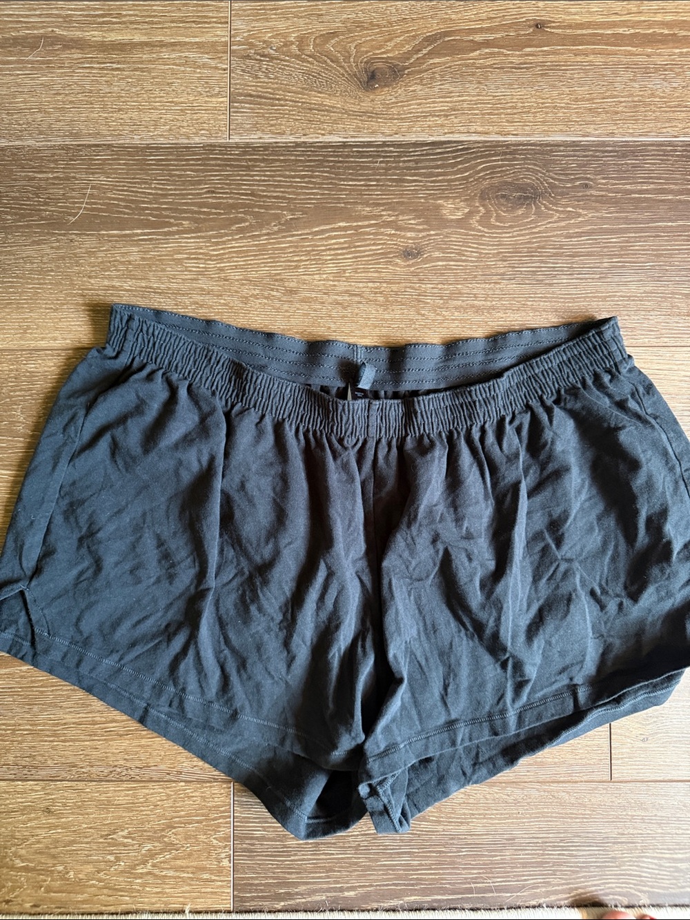SKIMS Black Loose Shorts